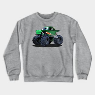 Cartoon monster truck Crewneck Sweatshirt